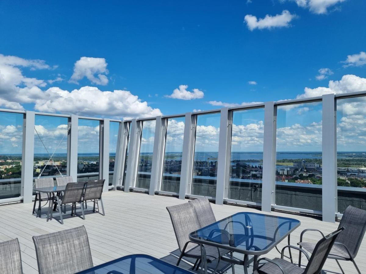 Jbhotels Apartament Comfort Hanza Tower Szczecin Dış mekan fotoğraf